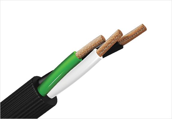 cable eléctrico de uso rudo calibre 8 de 3 hilos